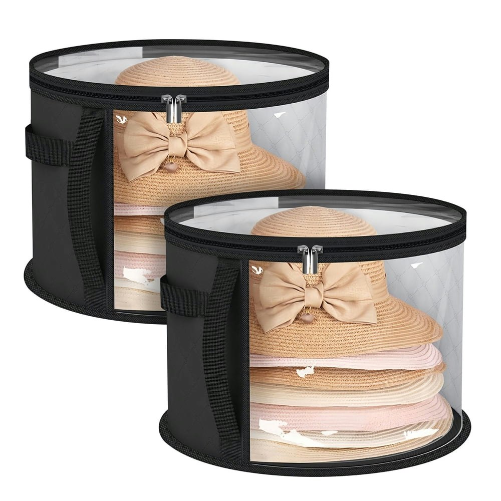 Eeekit Large Hat Storage Box 2-Pack: $10.99