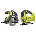 Ryobi ONE+ 18V Cordless 2-Tool Saw Combo Kit + free shipping