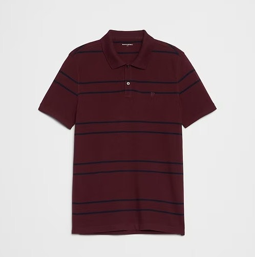 Banana Republic Factory Men's Slim-Fit Pique Polo: $12
