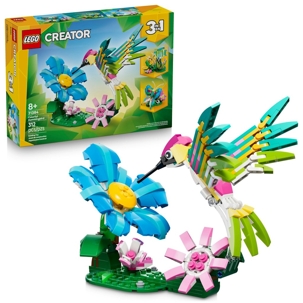 LEGO Creator 3-in-1 Hummingbird Set: $24 LEGO Creator 3-in-1 Hummingbird Set: $24
