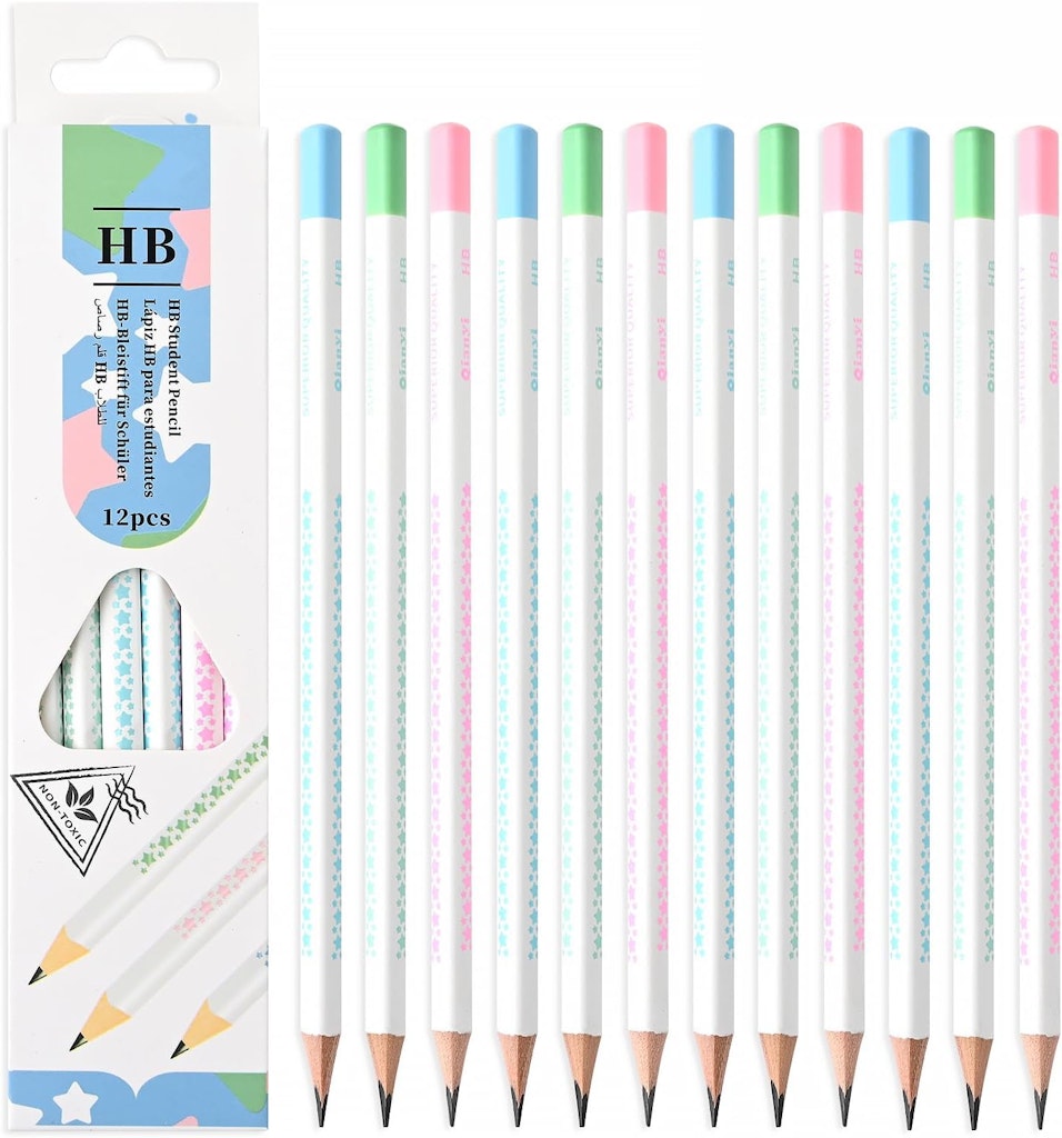 2 HB Soft Wood-Cased Pencil 12-Pack: 16 cents