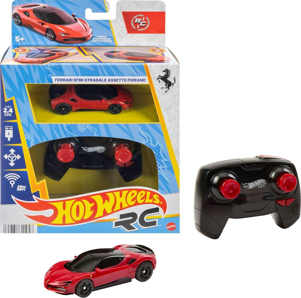 Hot Wheels 1:64 Ferrari SF90 Stradale Assetto Fiorano RC Car: $13