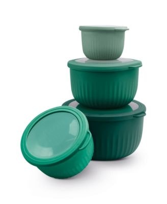 Art & Cook 8-Piece Round Nesting Bowl Set w/ Lids: $9.99