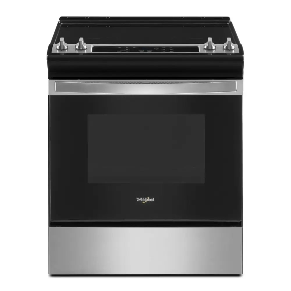 Whirlpool 4.8-Cu. Ft. 4-Burner Slide-In Electric Range: $725