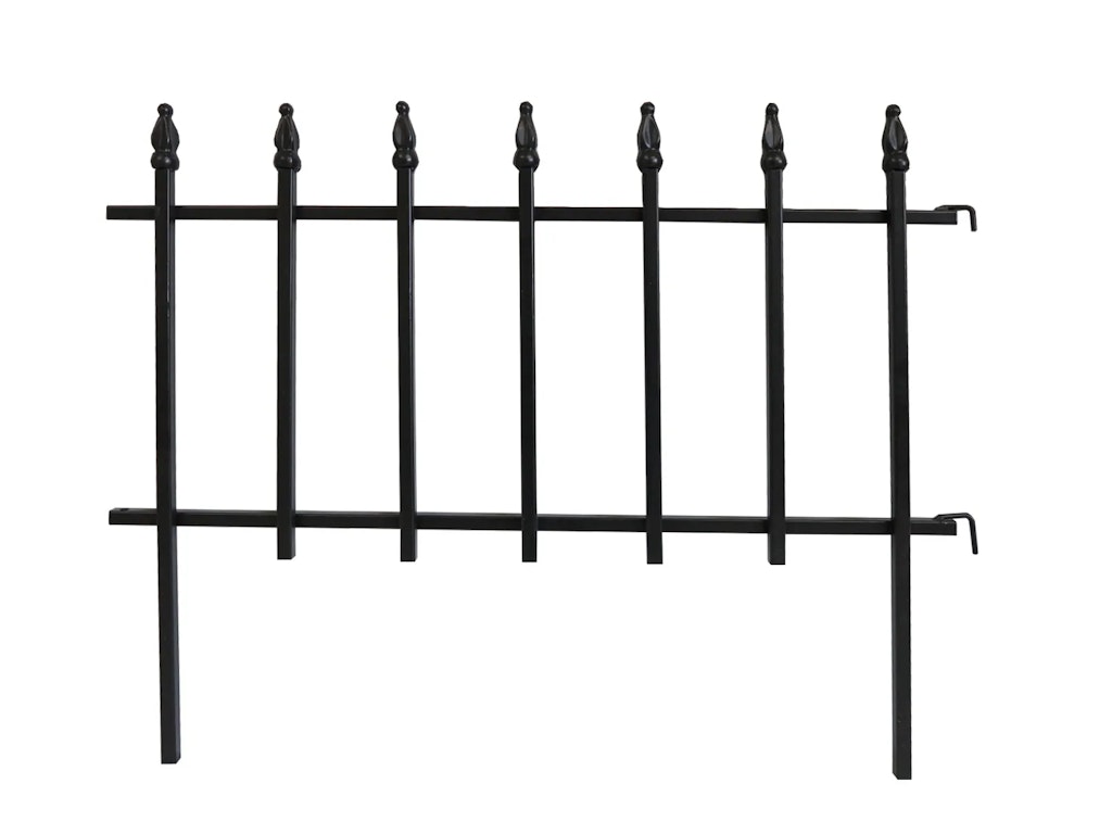 Garden Accents 22.5" Steel Decorative Fencing: $16 Garden Accents 22.5" Steel Decorative Fencing: $16