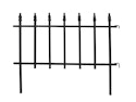 Garden Accents 22.5" Steel Decorative Fencing for $16 + free shipping