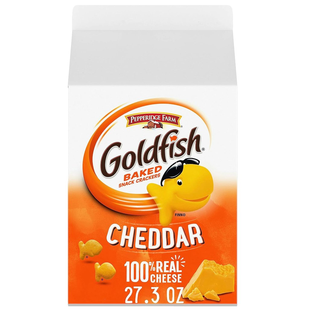 Goldfish Cheddar Cheese Crackers 27.3-oz. Carton: $5.69 via Sub & Save