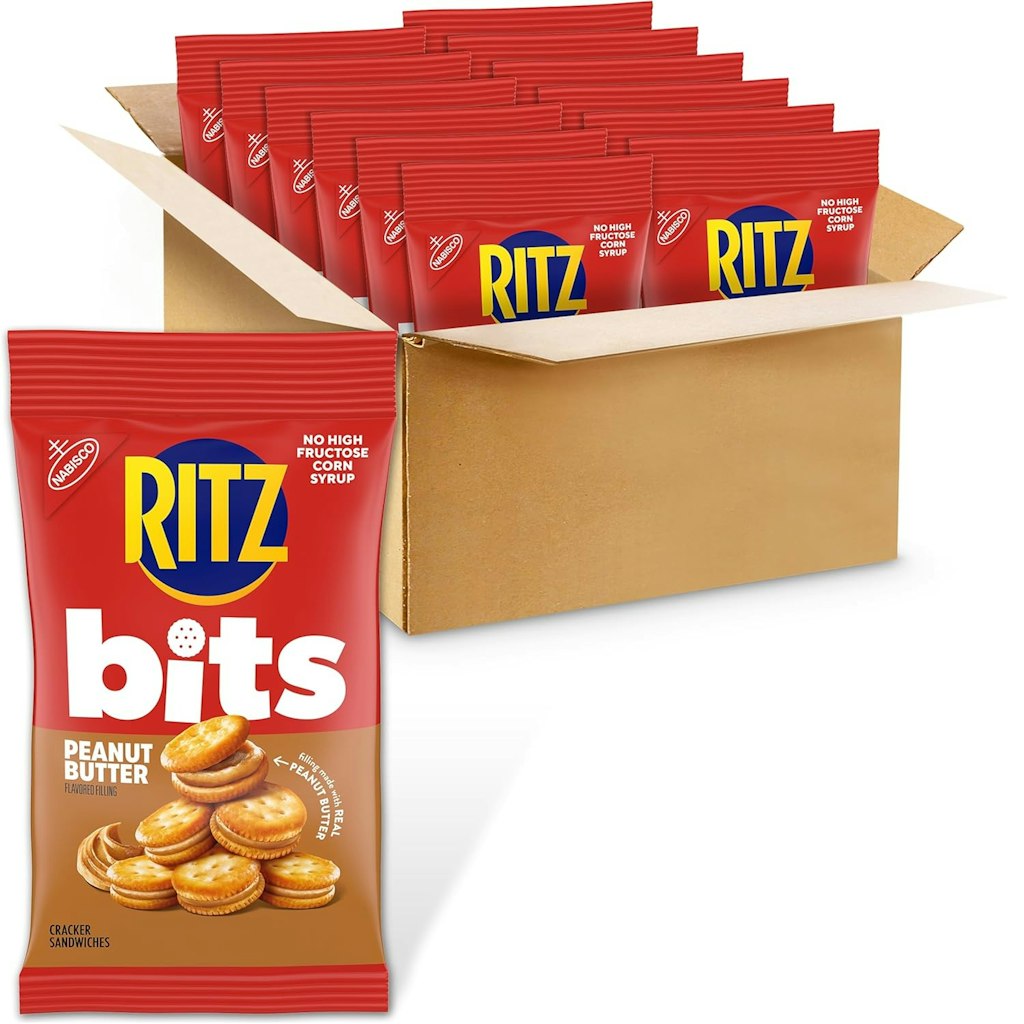Ritz Bits Peanut Butter Sandwich Crackers 3-oz. Bag 12-Pack: $7.50 via Sub & Save