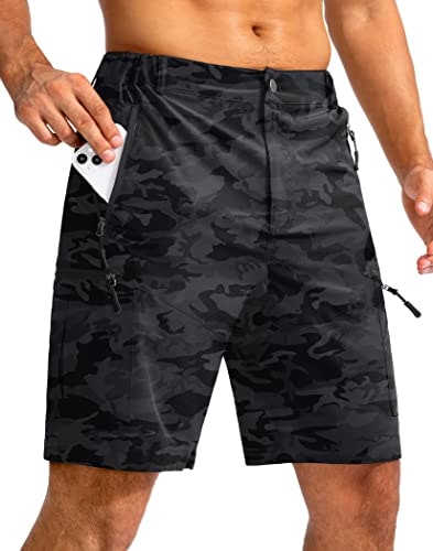 Pudolla 9" Men's Hiking Cargo Shorts: $14.99
