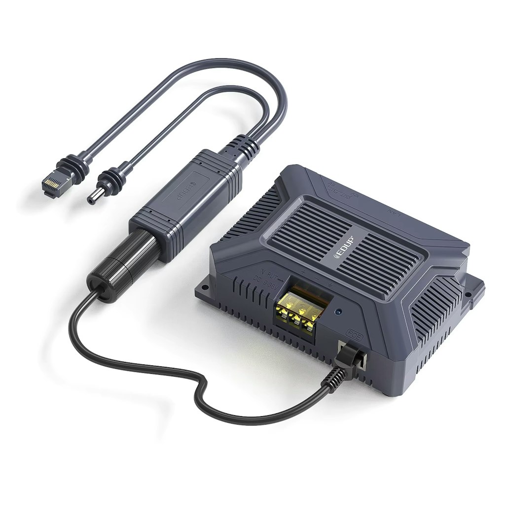 Edup 180W Step Up GigE PoE Injector Surge Protection With Splitter for Starlink Mini: $61