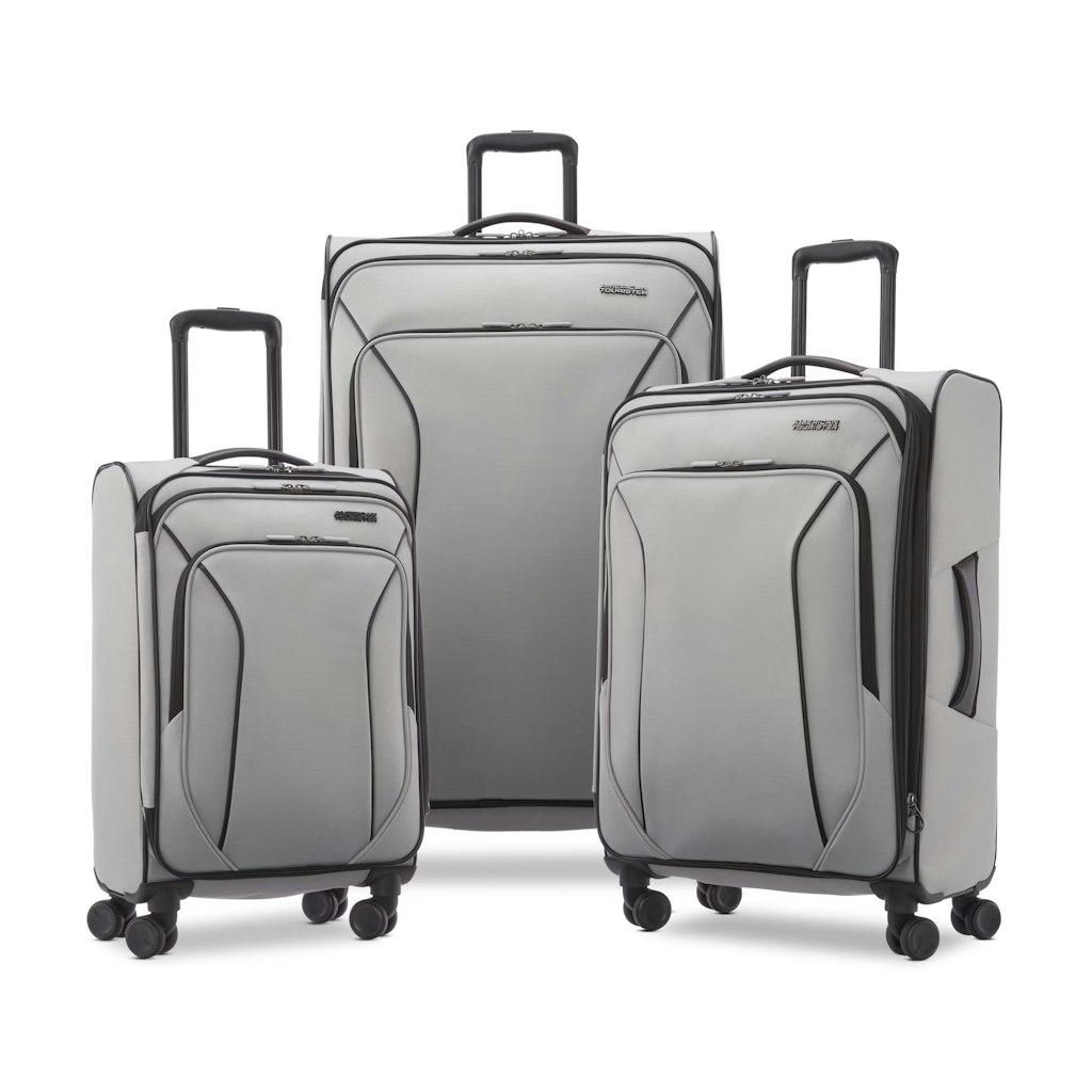 American Tourister X-Lite 3-Piece Luggage Set w/ Spinner Wheels: $109