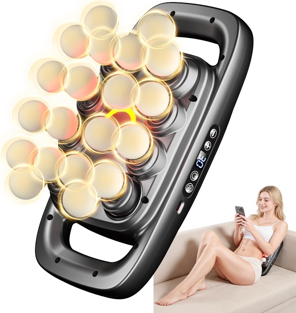 Kootlee 20-Head Deep Tissue Massage Gun: $45.49