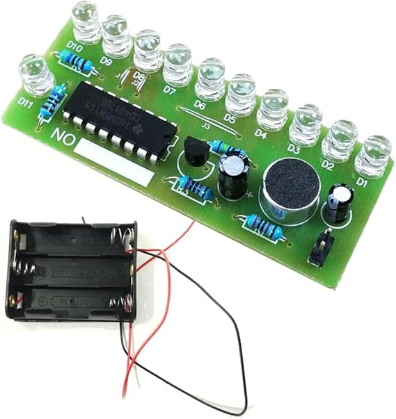 ISolderStore Colorful 10-LED Soldering Practice Board: $5.87