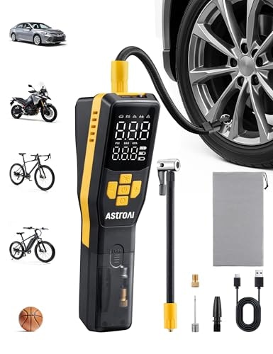 AstroAI 150-PSI Cordless Tire Inflator Air Compressor: $18.14