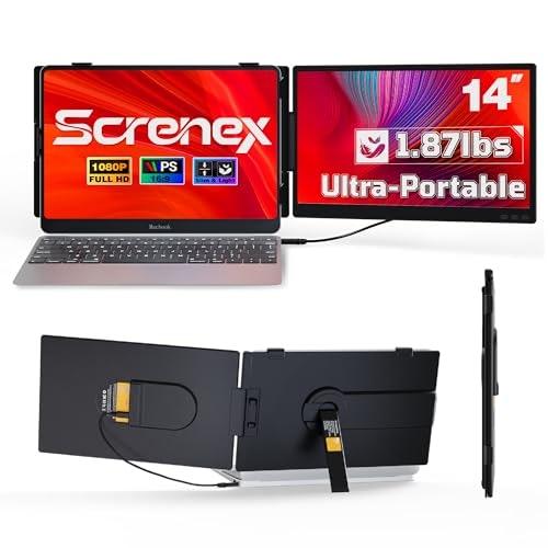 14" 1080p IPS Dual Laptop Screen Extender: $80 w/ Prime