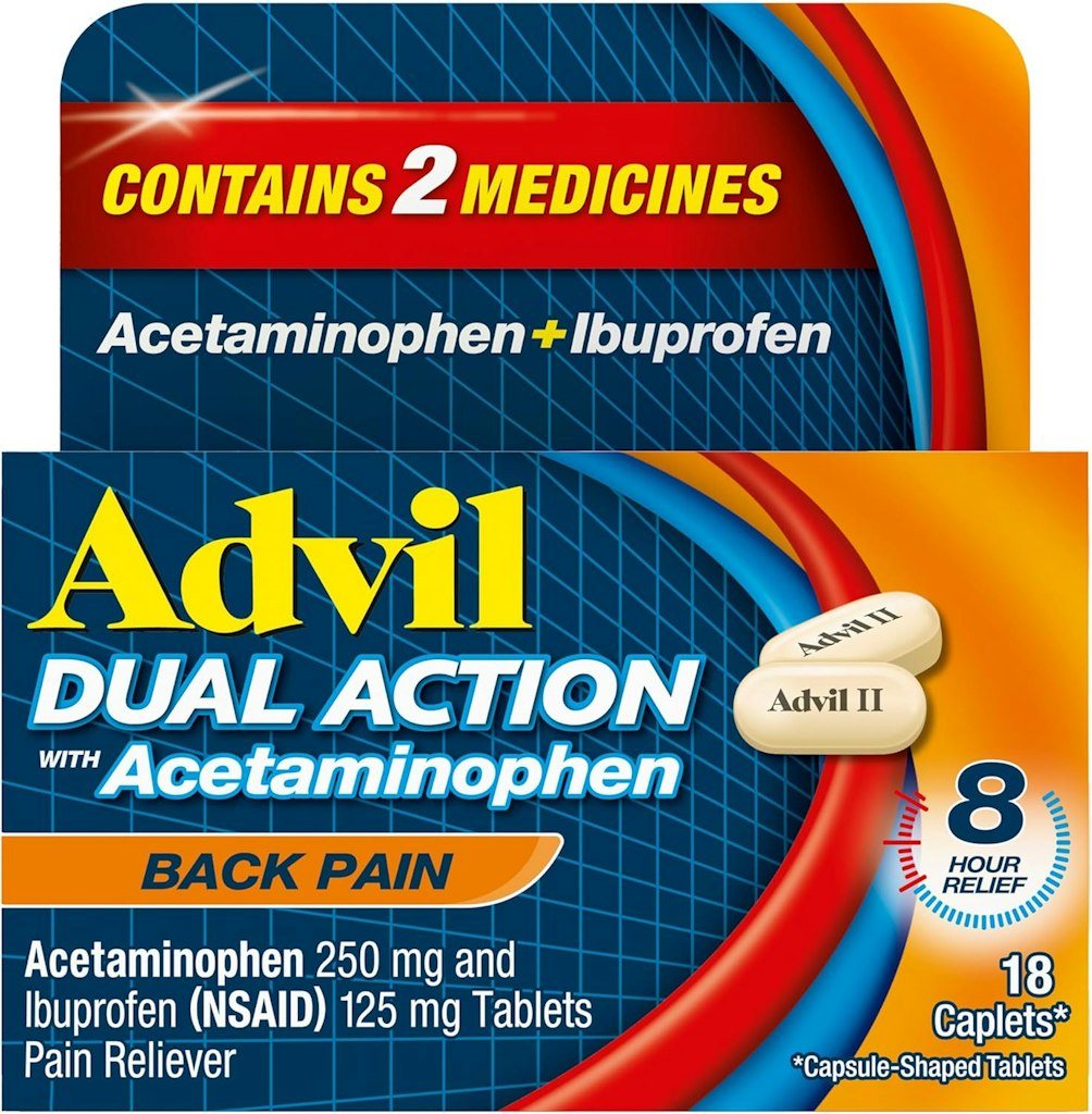 Advil Dual Action Back Pain 18-Count Caplets for $2.57 via Sub & Save + free shipping w/ Prime? — GLOBAL — ERYU PROJECT