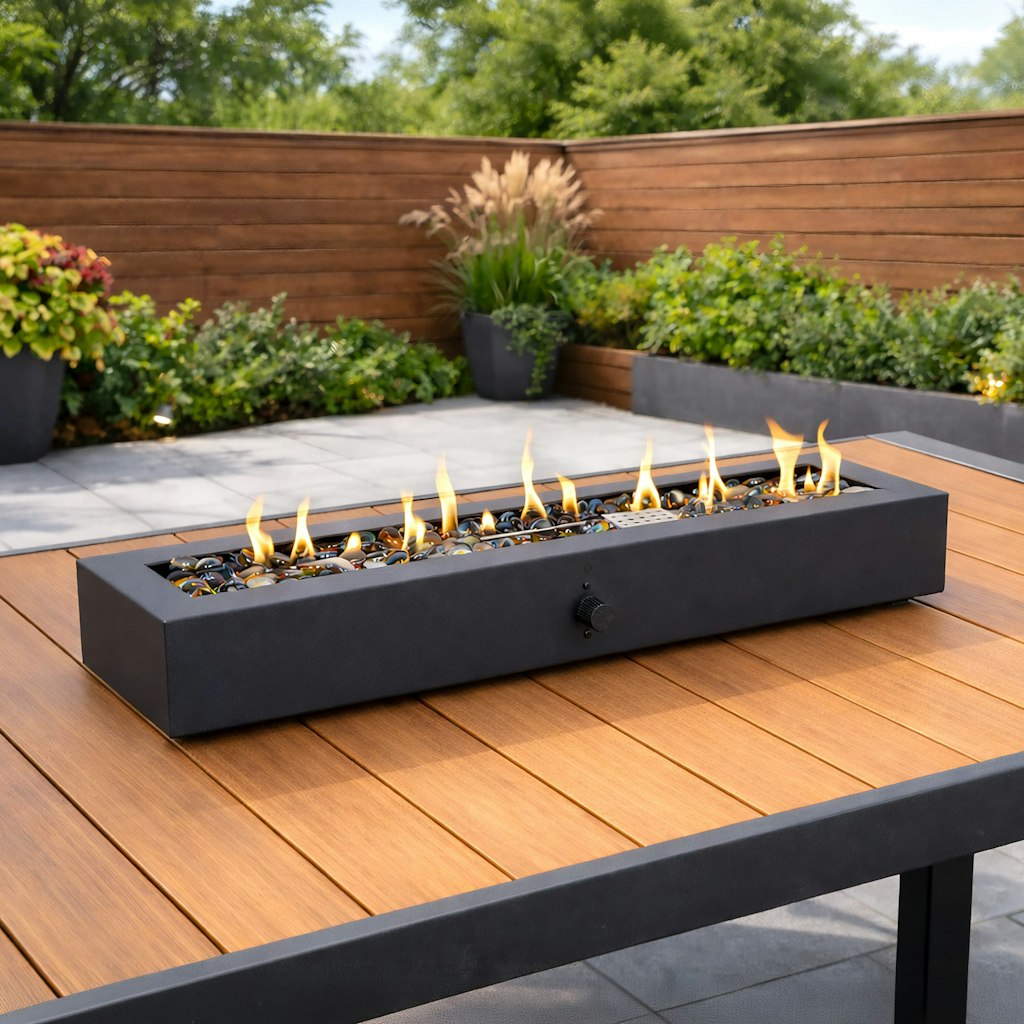 allen + roth 28" 40,000-BTU Portable Liquid Propane Fire Pit: $79