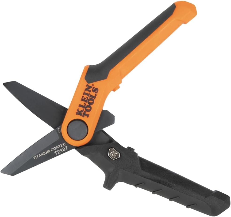  Klein Tools Titanium Coated Utility Scissors : $15