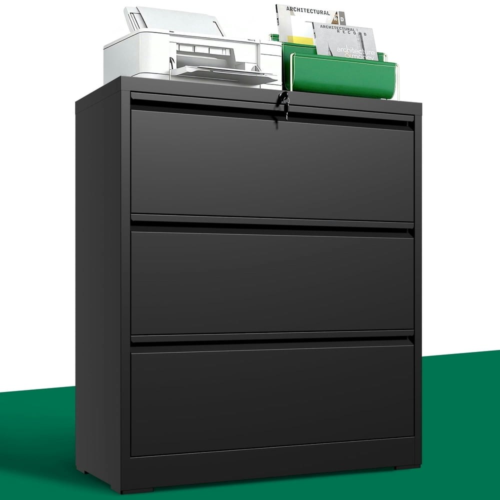 3-Drawer Metal Lateral File Cabinet with Lock: $146.19 3-Drawer Metal Lateral File Cabinet with Lock: $146.19