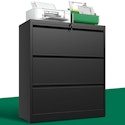 3-Drawer Metal Lateral File Cabinet with Lock for $146 + free shipping