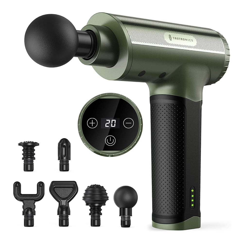 TaoTronics Deep Tissue Percussion Massage Gun: $69.99