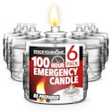 100-Hour Emergency Candles 6-Pack + free shipping w/ Prime