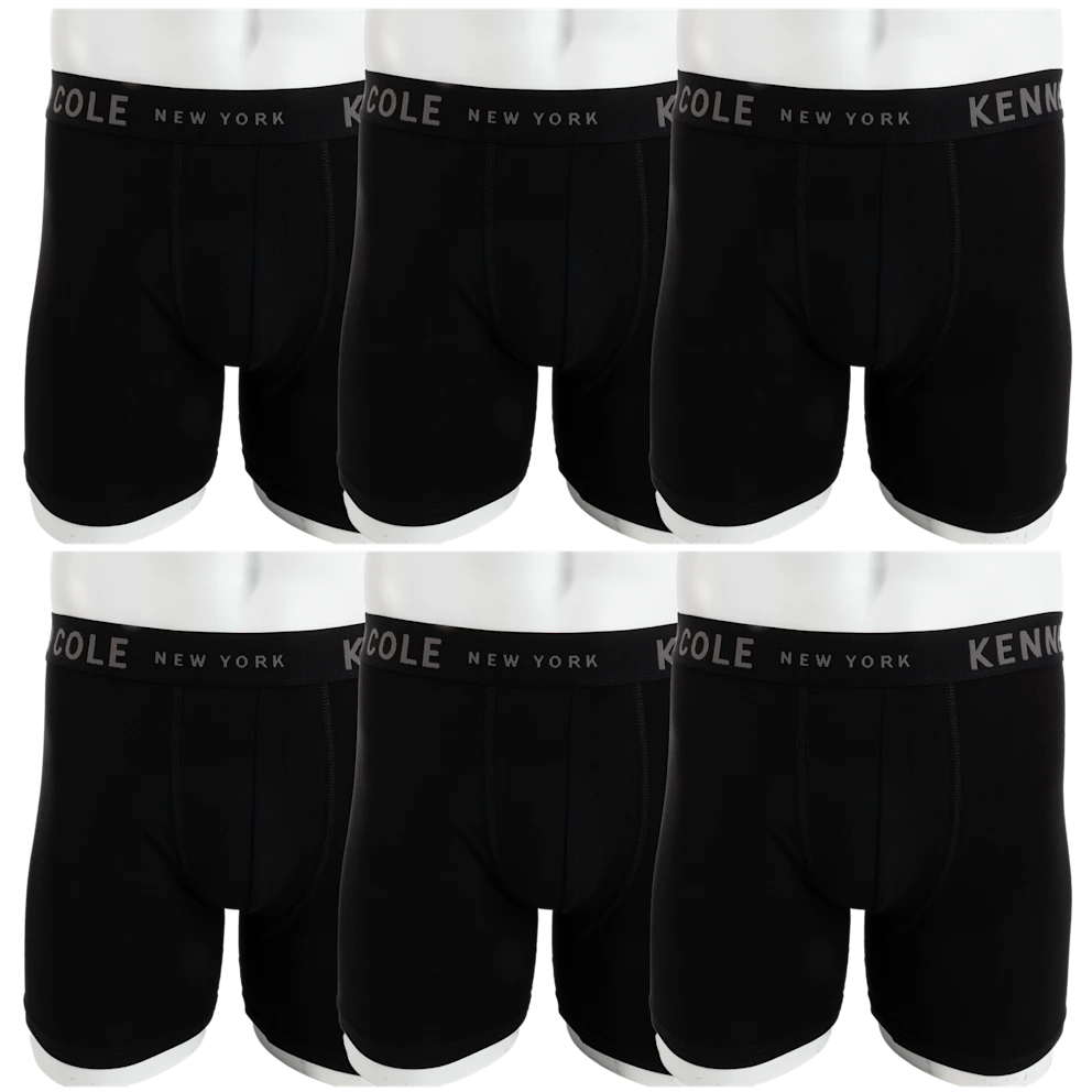 Kenneth Cole New York Men's Pima Cotton Modal Boxer Briefs 6-Pack: $24