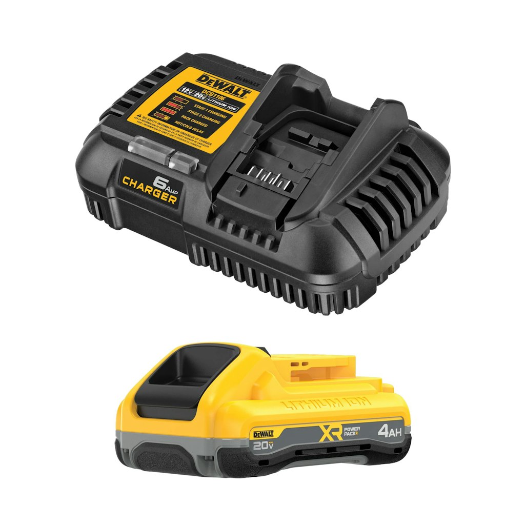 DeWalt Battery and Charger Kit: Free Tool w/ Purchase