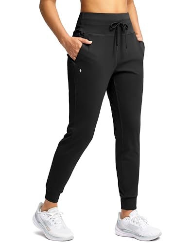 Soothfeel Women's Black Joggers with Pockets: $12.99 Soothfeel Women's Black Joggers with Pockets: $12.99
