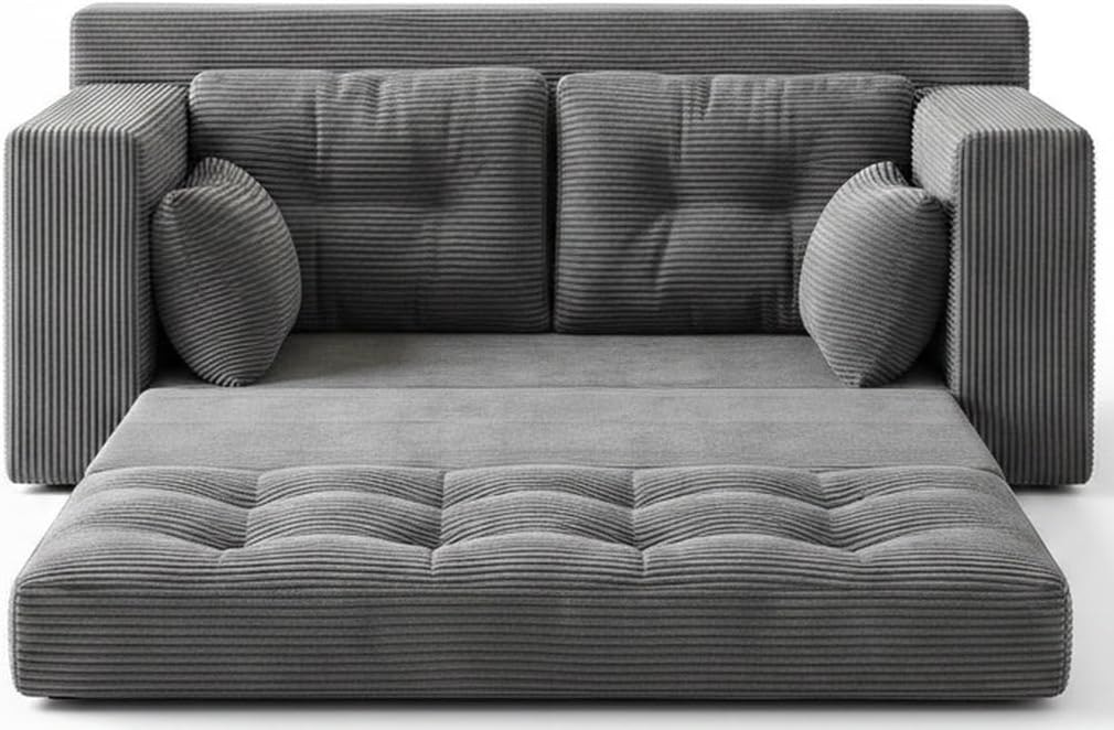 Homkdom Convertible Loveseat Sleeper: $100