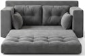 Homkdom Convertible Loveseat Sleeper for $100 + free shipping