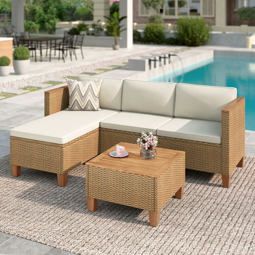 MF Studio 3-Piece Patio Furniture Conversation Set: $255