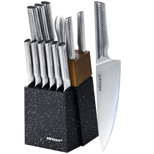 Keycut 13-Piece High Carbon Steel Knife Set: $64.99