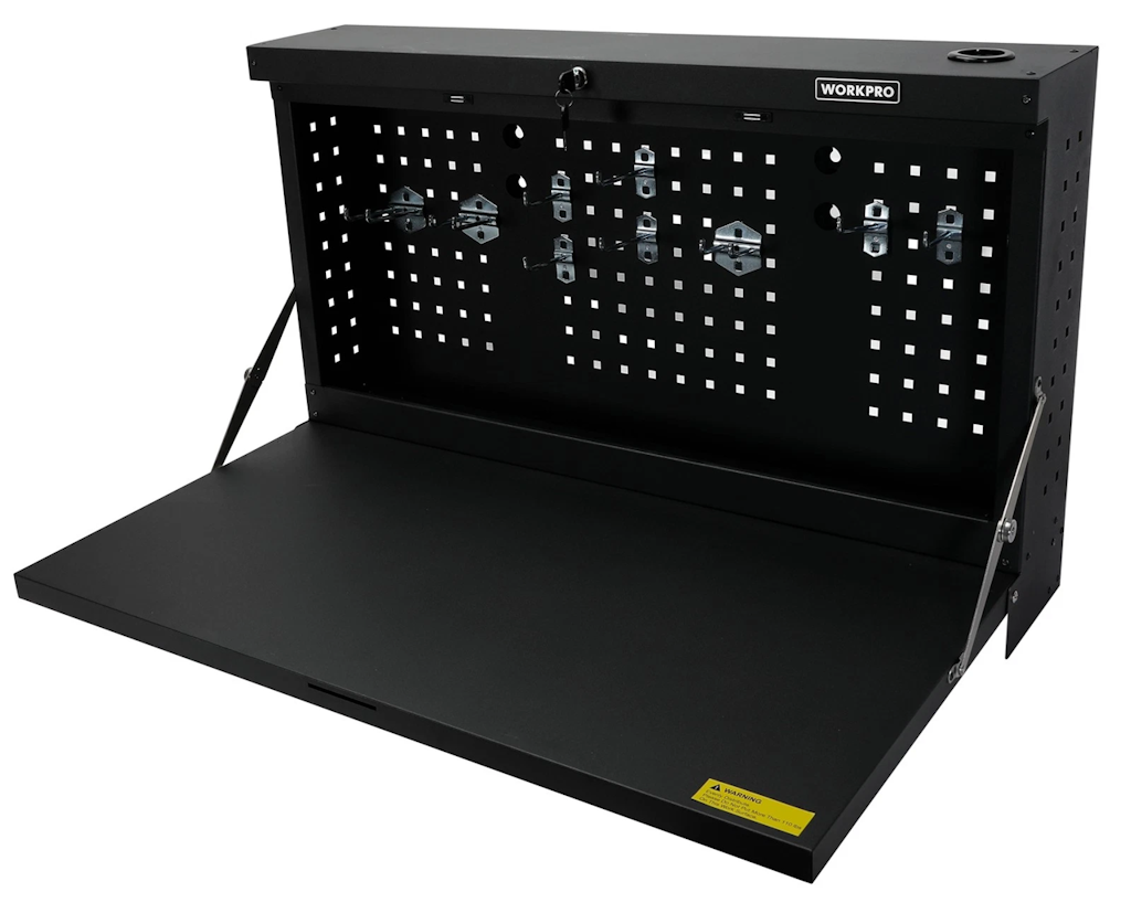 WorkPro 36" Wall Mount Workbench w/ Foldable Steel Surface: $63 WorkPro 36" Wall Mount Workbench w/ Foldable Steel Surface: $63