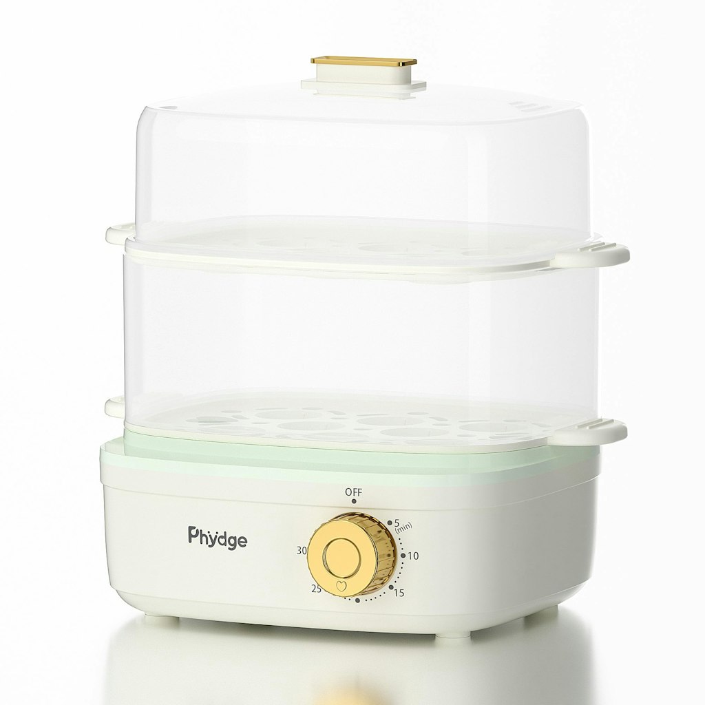 2-Tier Electric Food Steamer w/ 30-Min Timer & BPA-Free Containers: $29.87