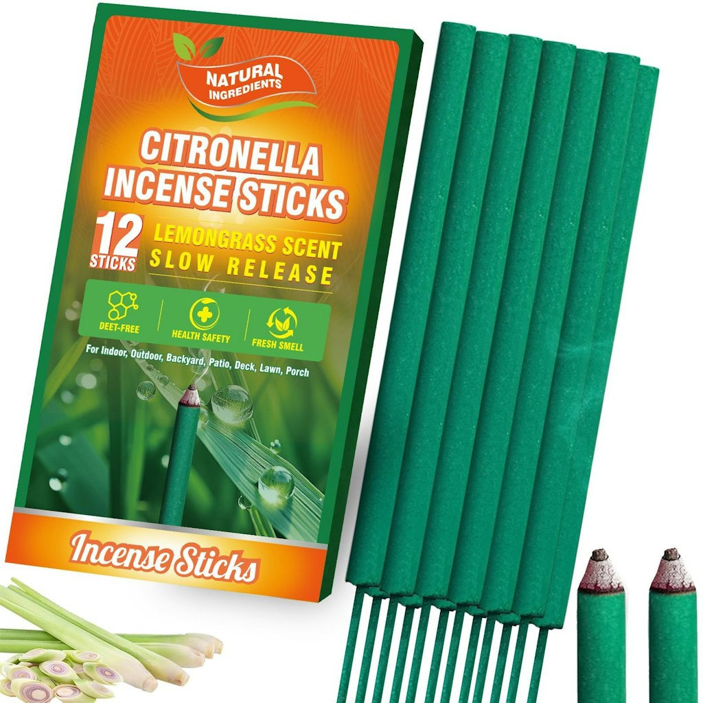 Large Citronella Incense Sticks 12-Pack: $9.99 Large Citronella Incense Sticks 12-Pack: $9.99
