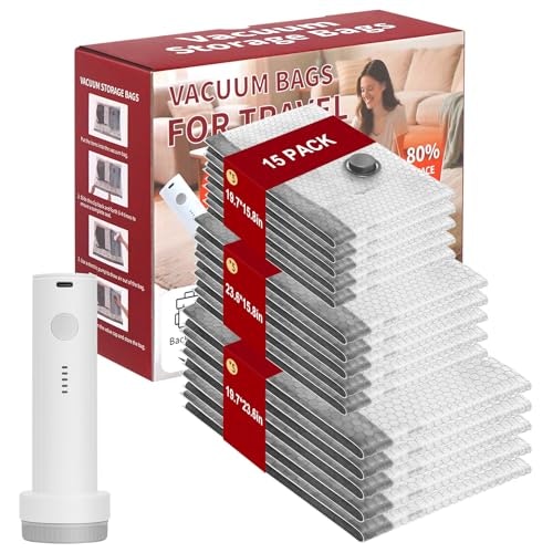 Vacuum Storage Bags with Electric Pump 15-Pack: $27.49 Vacuum Storage Bags with Electric Pump 15-Pack: $27.49