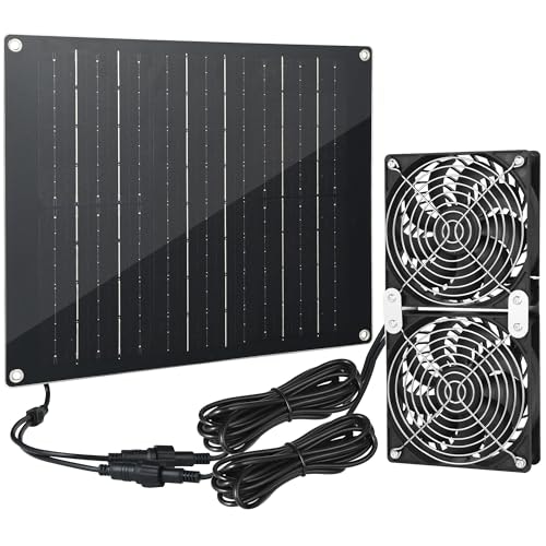 Solar Powered Dual Exhaust Fan 30W 2-Pack: $25.99 Solar Powered Dual Exhaust Fan 30W 2-Pack: $25.99