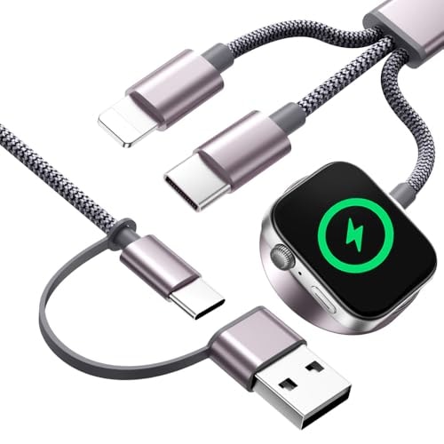 WTINQUIK Multi Charger Cable for Apple Watch 3-in-1 Charger Cord for iPhone: 50% off WTINQUIK Multi Charger Cable for Apple Watch 3-in-1 Charger Cord for iPhone: 50% off
