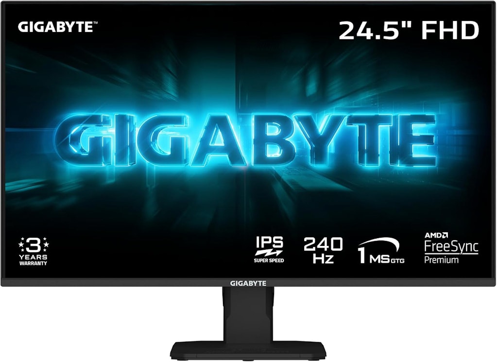 Gigabyte 24.5" 1080p HDR 240Hz IPS FreeSync LCD Monitor: $110 Gigabyte 24.5" 1080p HDR 240Hz IPS FreeSync LCD Monitor: $110