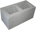 16" Cored Concrete Block + pickup