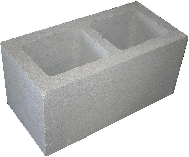 16" Cored Concrete Block: $2.24