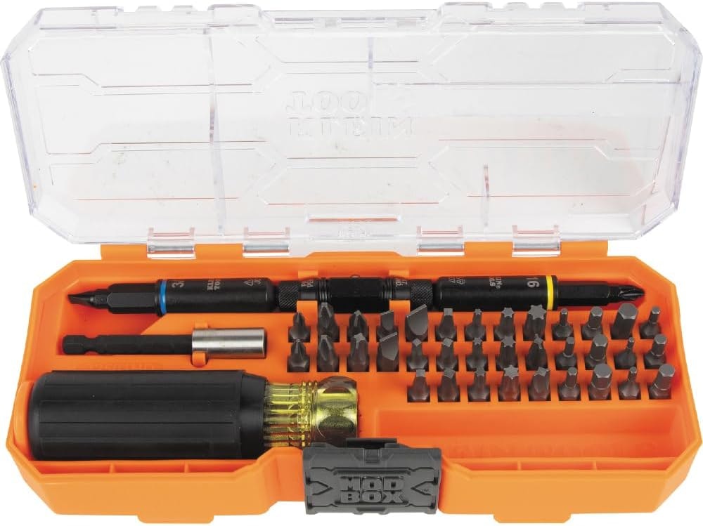 Klein Tools Knect 46-Piece Multi-Bit Screwdriver/Nut Driver Set: $30