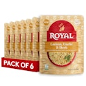 Royal Lemon, Garlic, and Herb Basmati Rice and Chickpeas 8.5-oz. Pouch 6-Pack for $9.52 via Sub & Save + free shipping w/ Prime