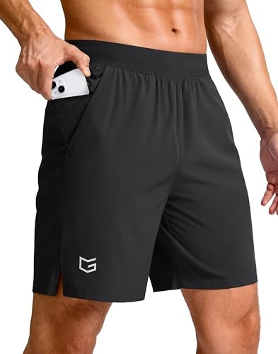 G Gradual 7" Men's Athletic Running Shorts Zipper Pocket  : $12.99