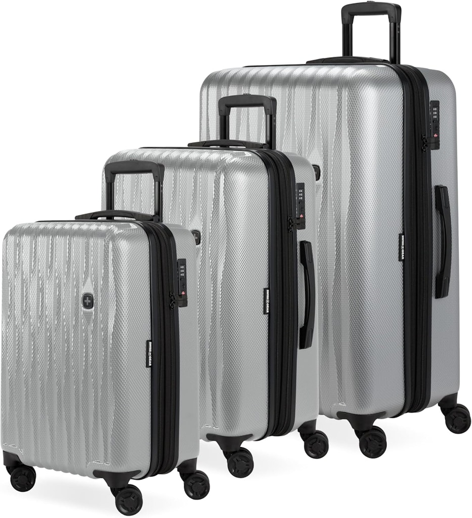SwissGear Energie Hardside Expandable 3-Piece Spinner Set: $175
