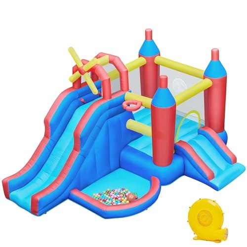Yaheetech 7-in-1 Inflatable Bounce House: $219.99