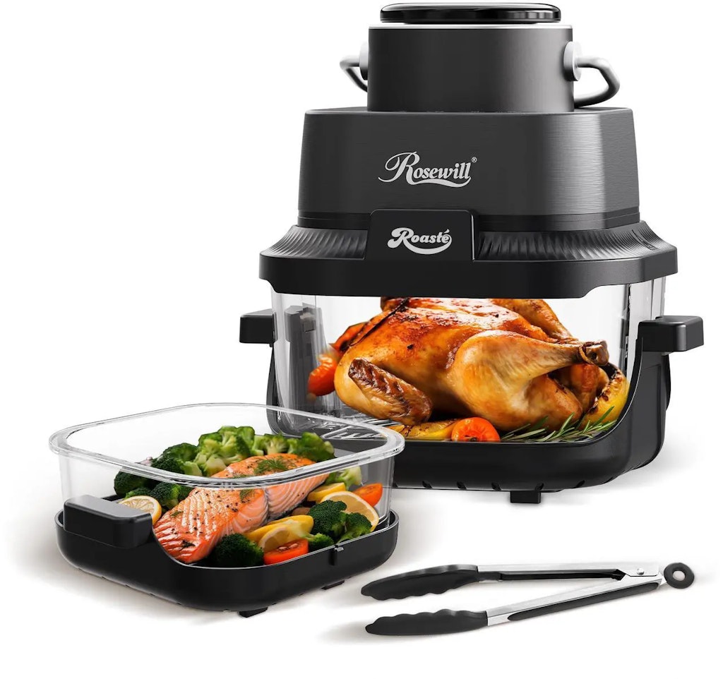 Rosewill 8-in-1 Portable Glass Air Fryer: $80