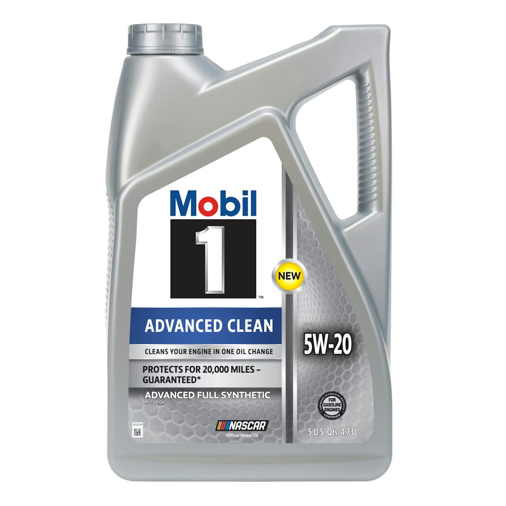 Mobil 1 Advanced Clean Full Synthetic Motor Oil 5-Quart Jug: $26