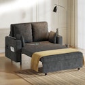Vortextove 56" 3-in-1 Convertible Sleeper Sofa Bed for $85 + free shipping
